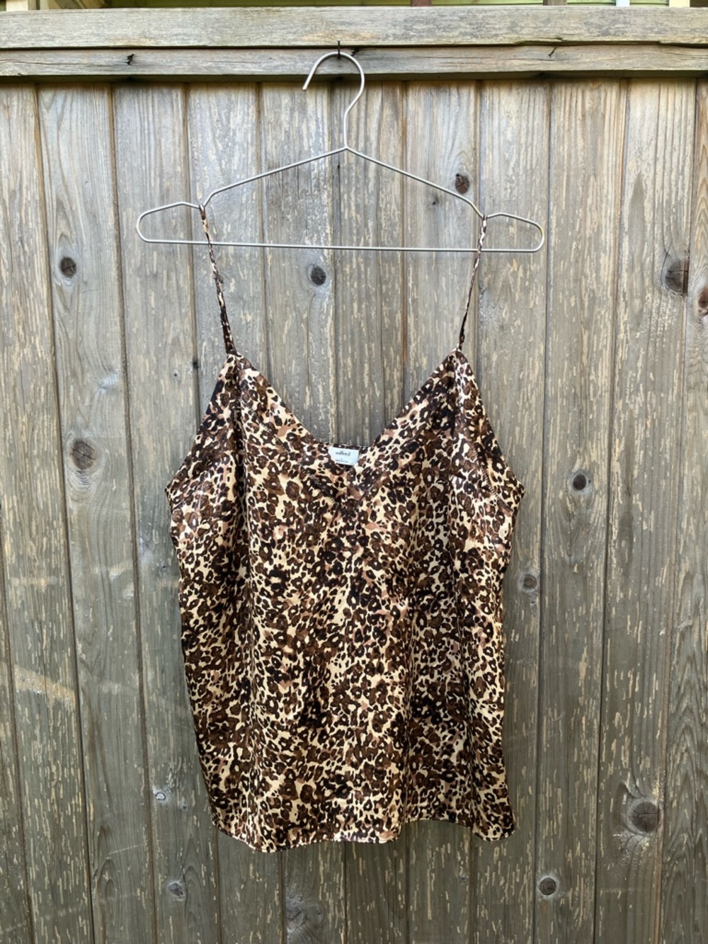 Wilfred silk cheetah cami